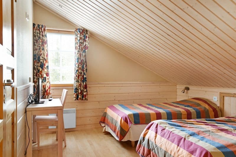 Chambres décorées avec soin garantissant un repos idéal